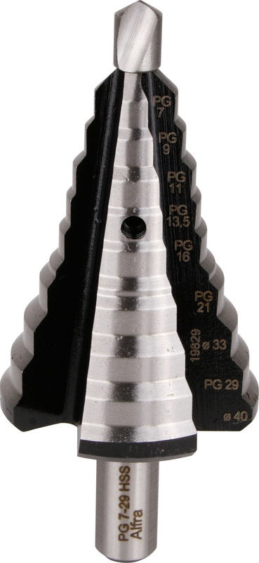 ALFRA HSS-Mehrstufenbohrer PVD