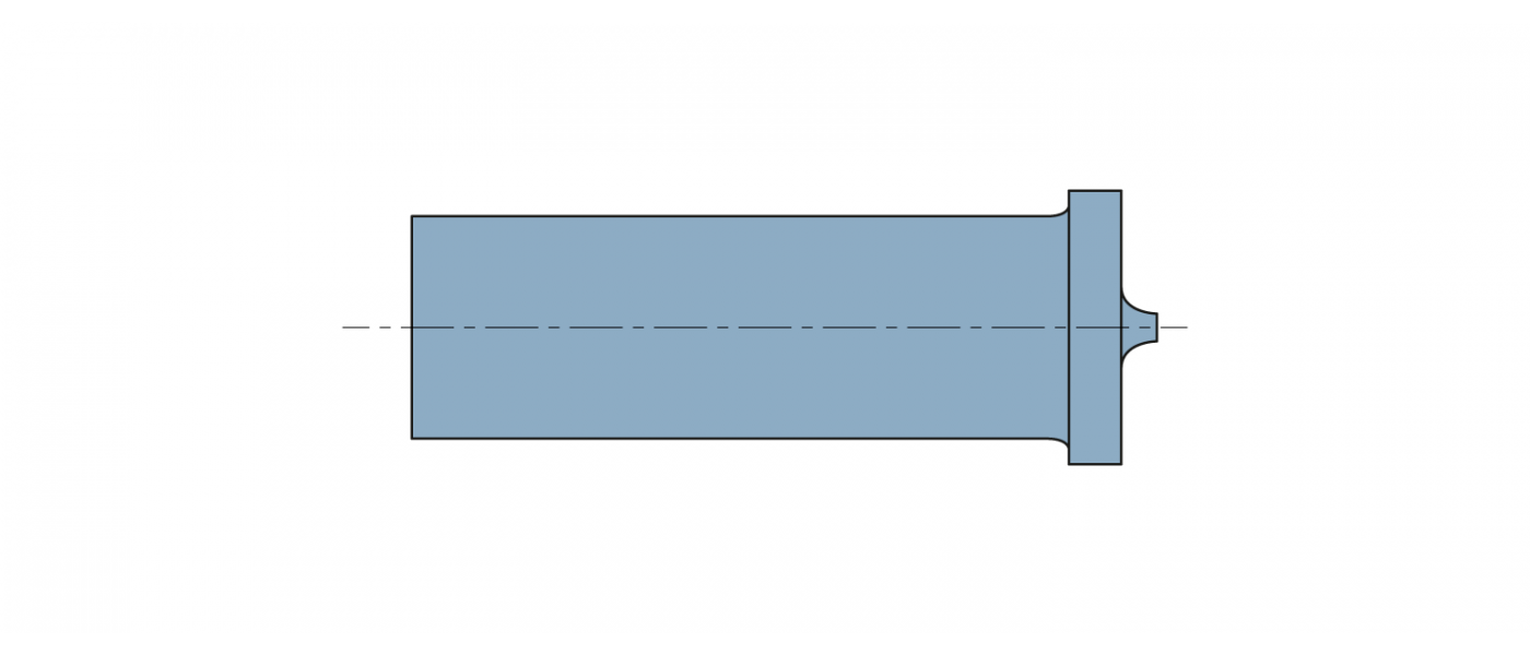 Schweissbolzen Stahl verkupfert / Festigkeit 4.8