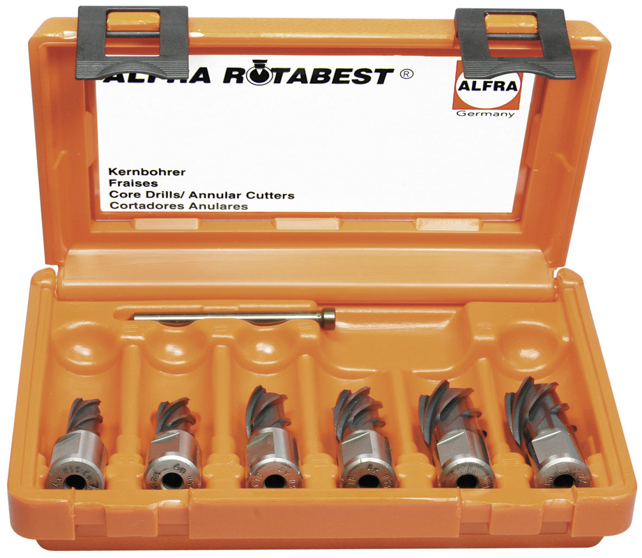 ALFRA Rotabest® – HSS-Co Kernbohrer RQX beschichtet