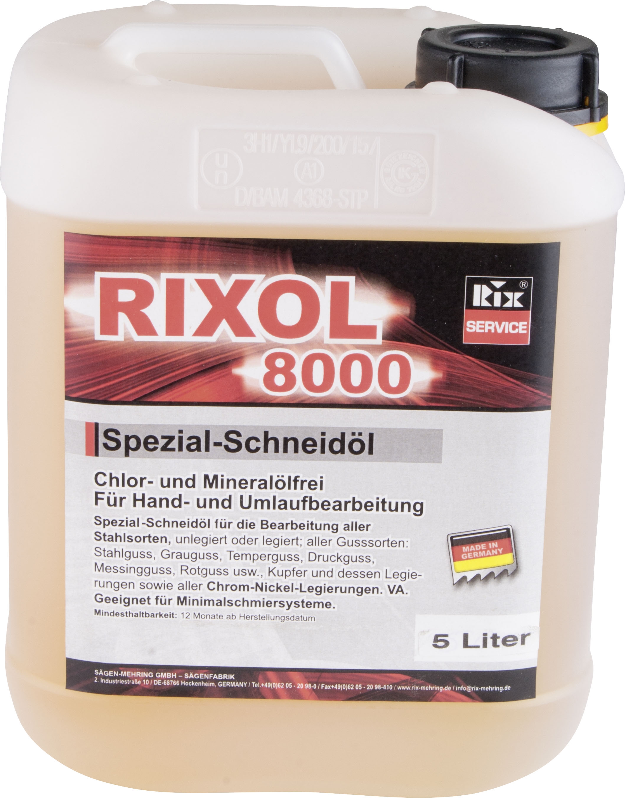 RixOL 8000 Kühlmittel