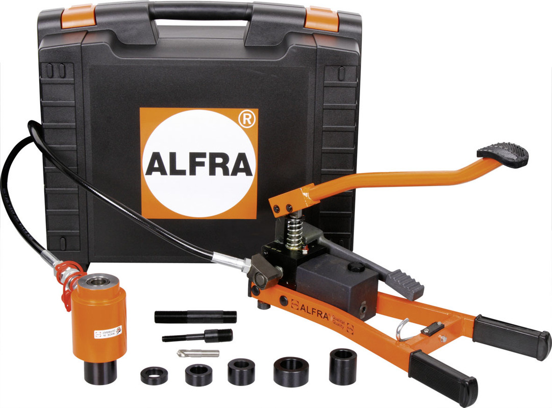 ALFRA Hydraulikstanze SKP-1 mit Fusspumpe