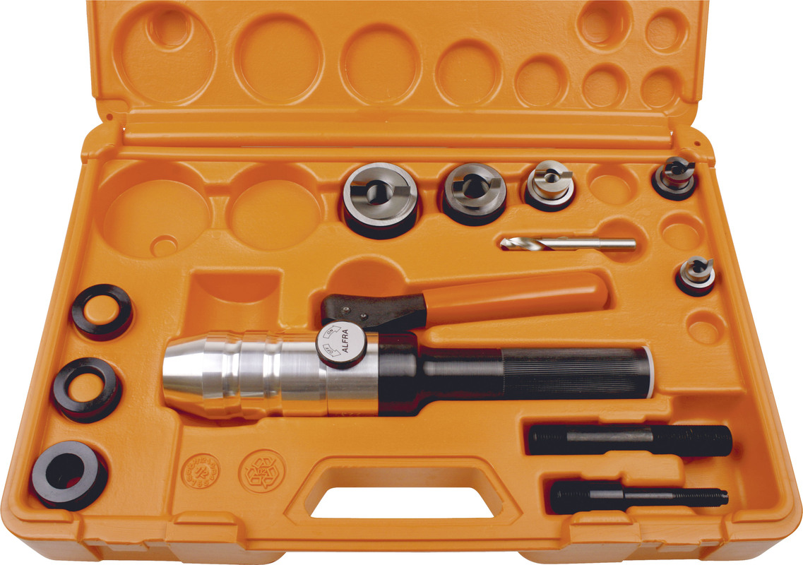 ALFRA Compact™ Handstanze Set  TwinCut™  Metrisch