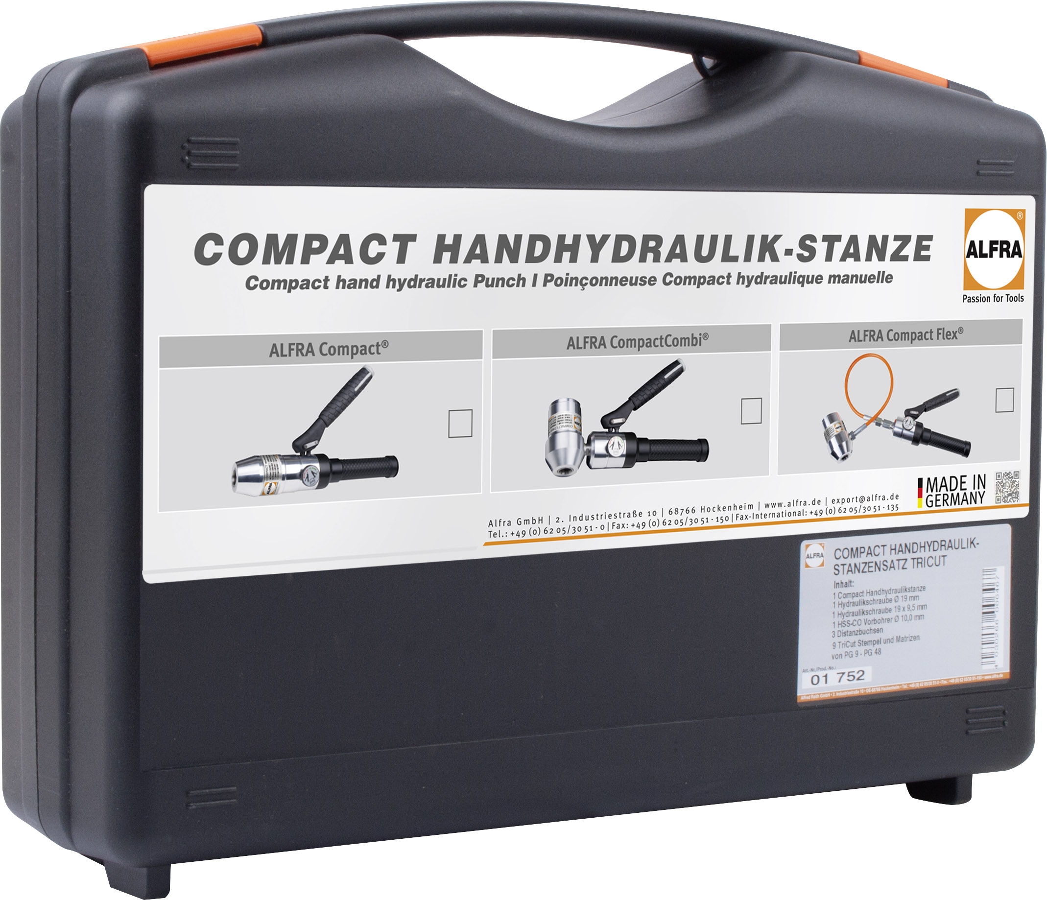 ALFRA Compact™ Handstanze Set  TriCut+™  Metrisch